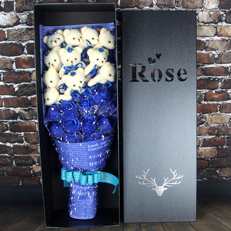 Teddy Bear Rose Bouquet