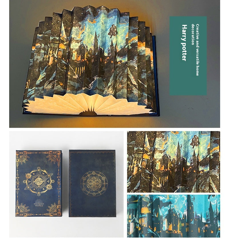 Folding Book Lamp