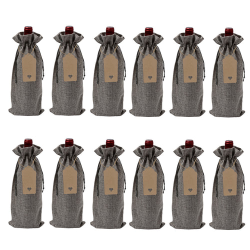 12 Sets Of Wine Bottle Bags