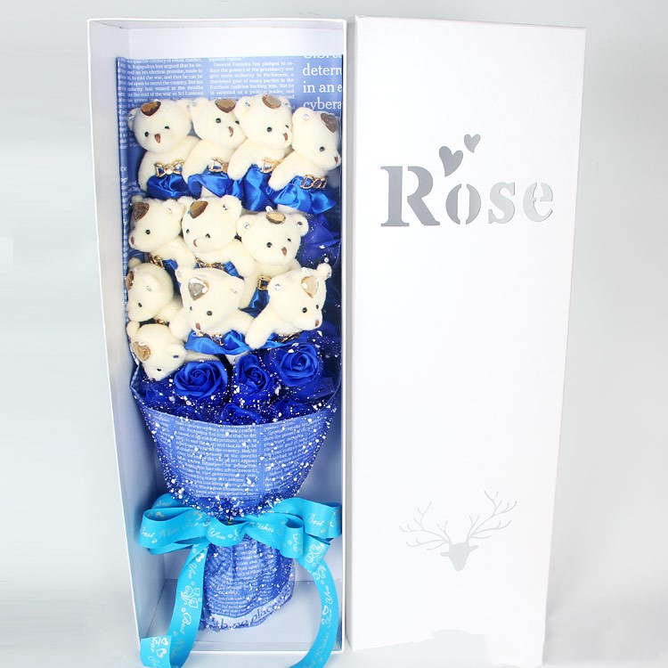 Teddy Bear Rose Bouquet