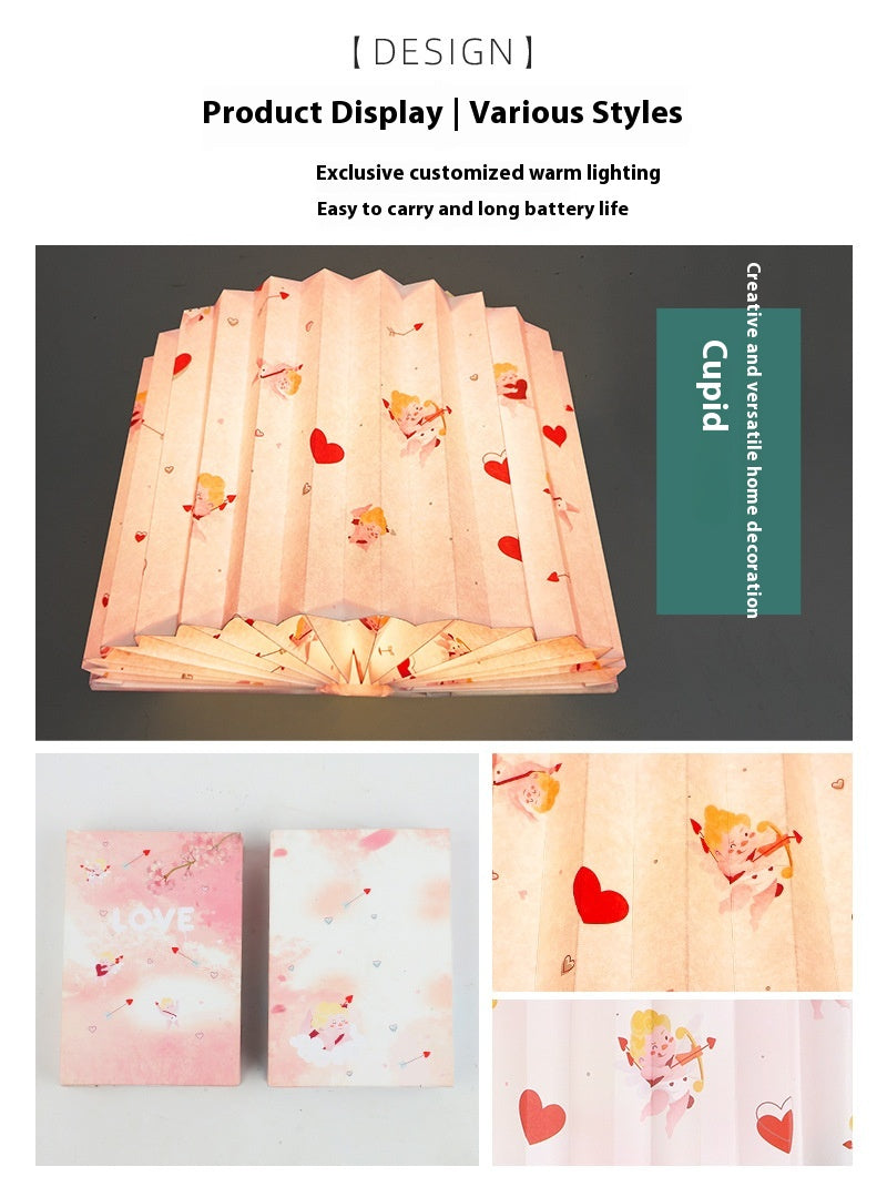 Folding Book Lamp