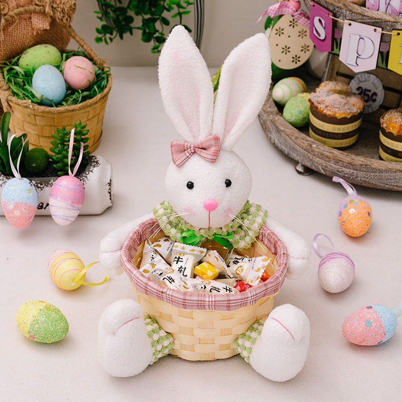 Cartoon Cute Easter Rabbit Decorative Doll