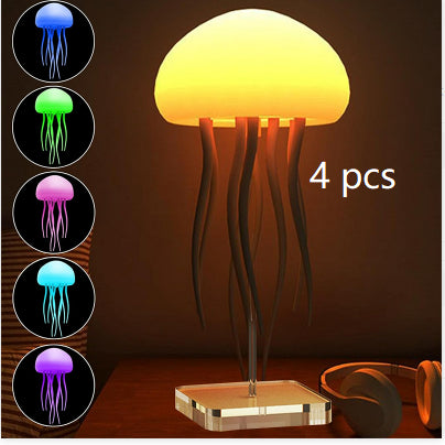 Jellyfish Mood Lamp LED Jellyfish Night Light Portable