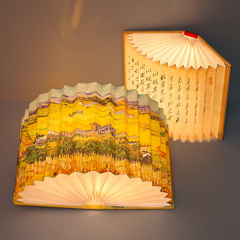 Folding Book Lamp