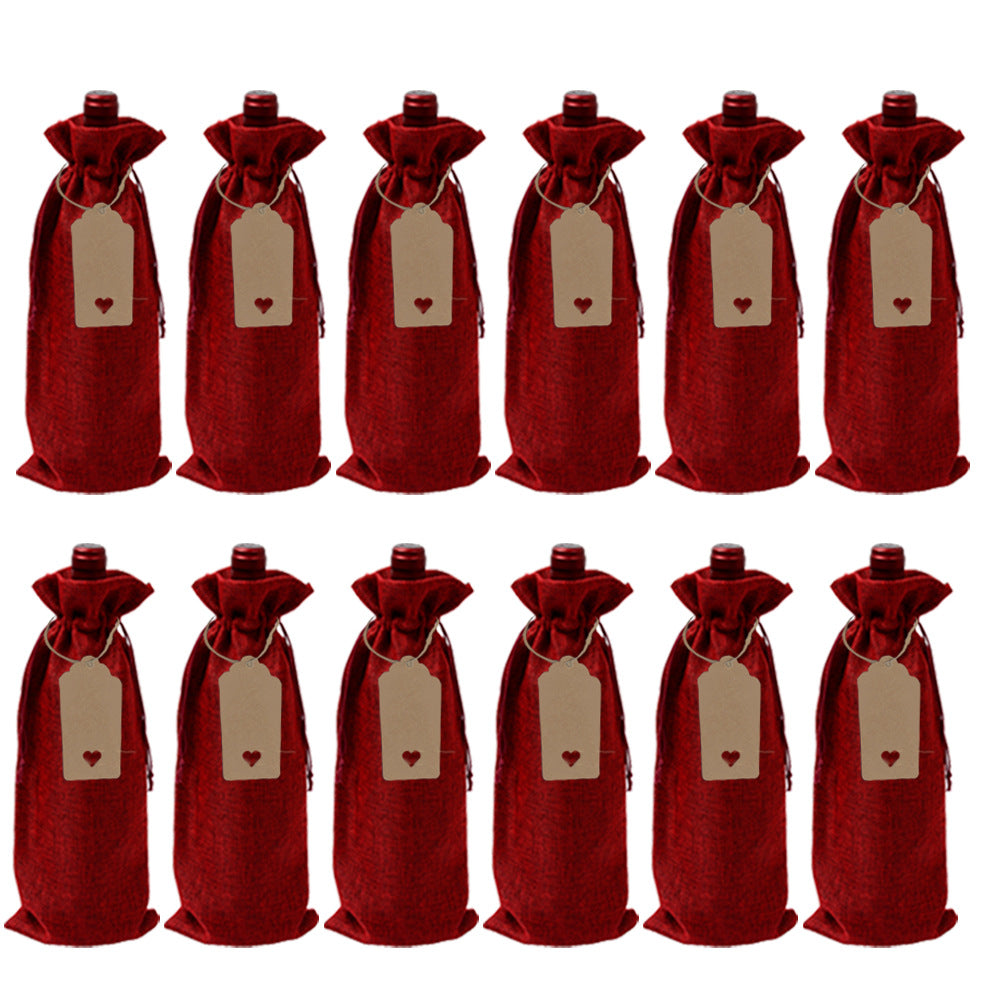 12 Sets Of Wine Bottle Bags