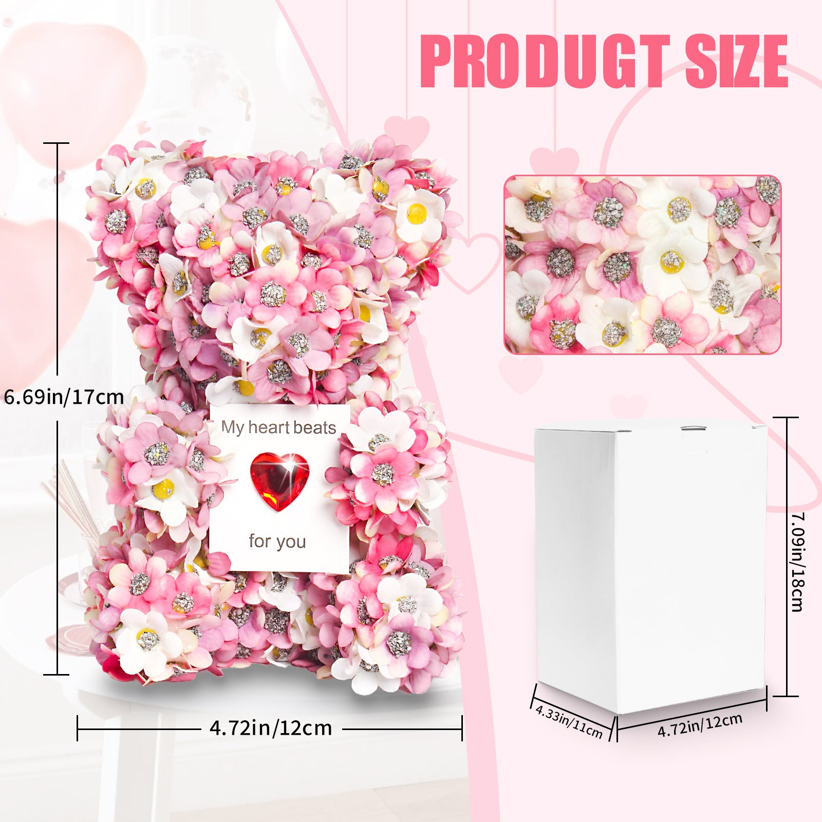 Rose Bear Handmade Gift