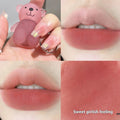 Cute Bear Lipstick Keychain