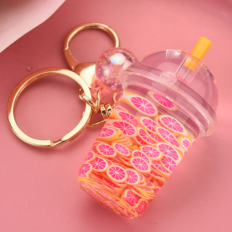 Fruit Floating Keychain