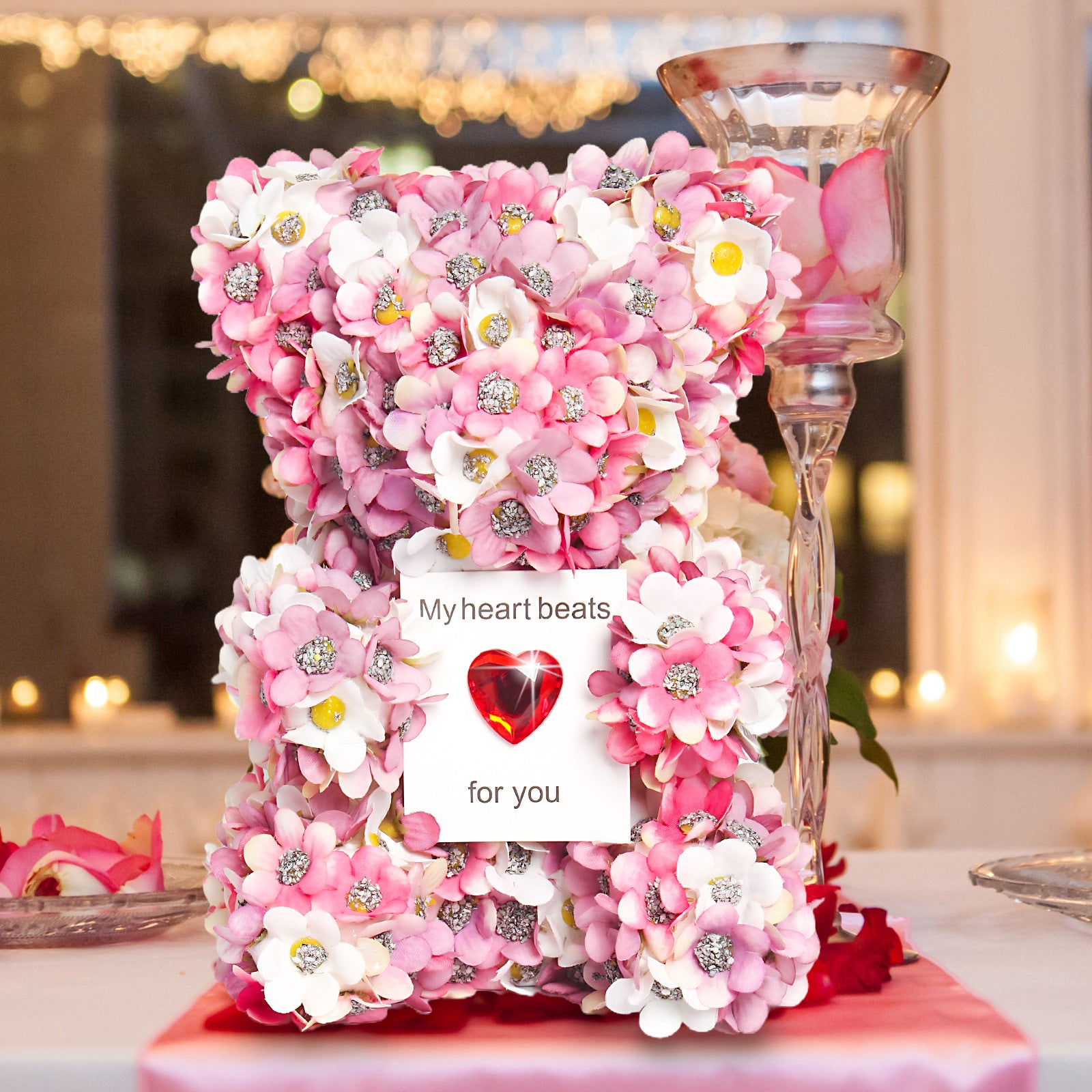 Rose Bear Handmade Gift