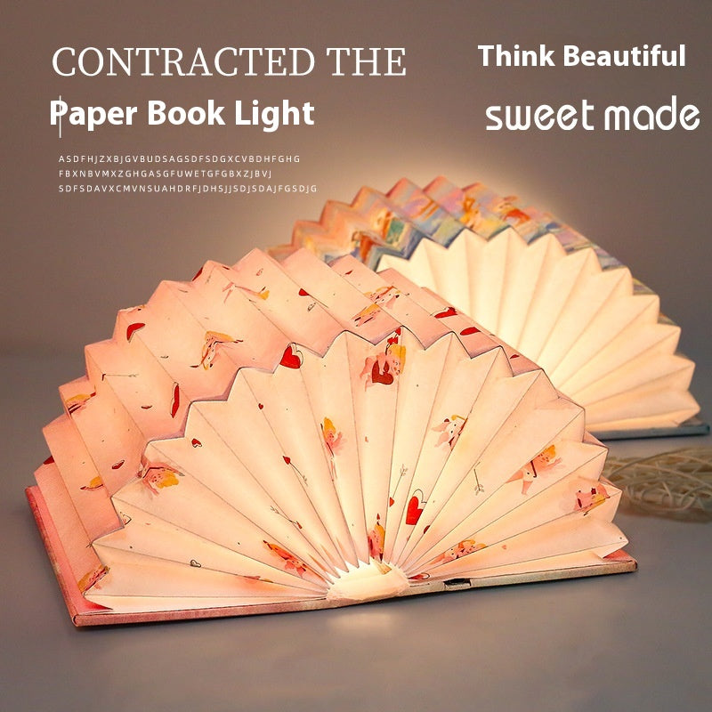 Folding Book Lamp
