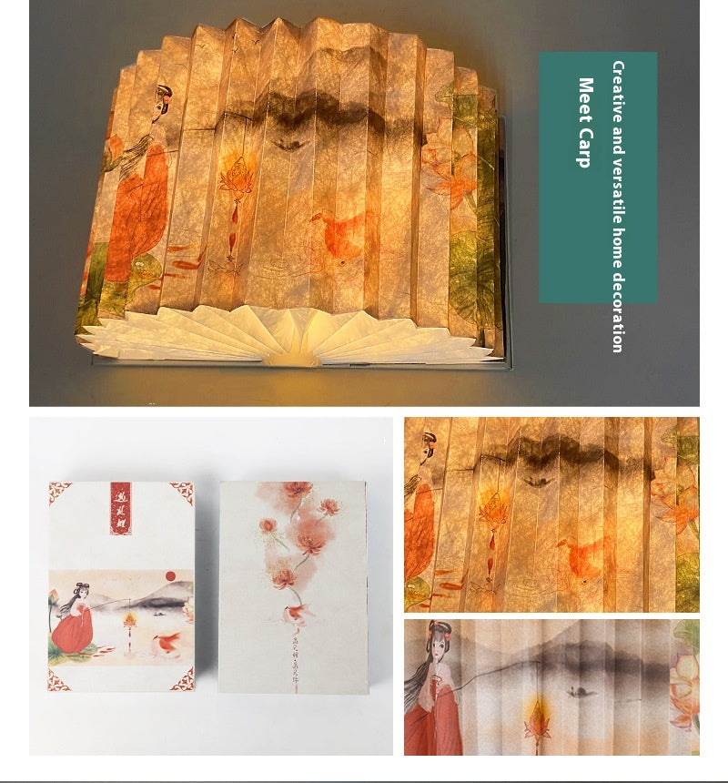 Folding Book Lamp