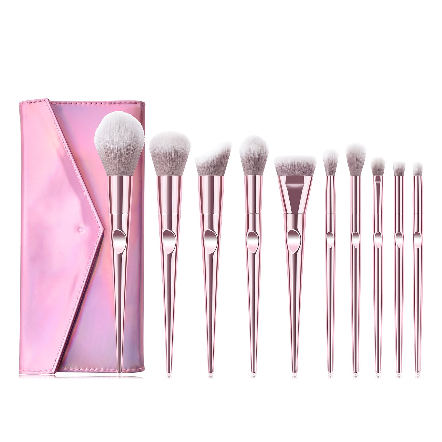 10 PCs Thumb Makeup Brushes