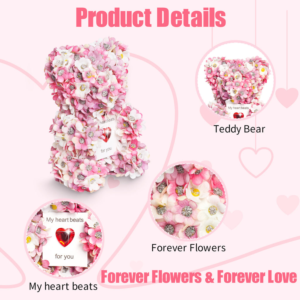 Rose Bear Handmade Gift