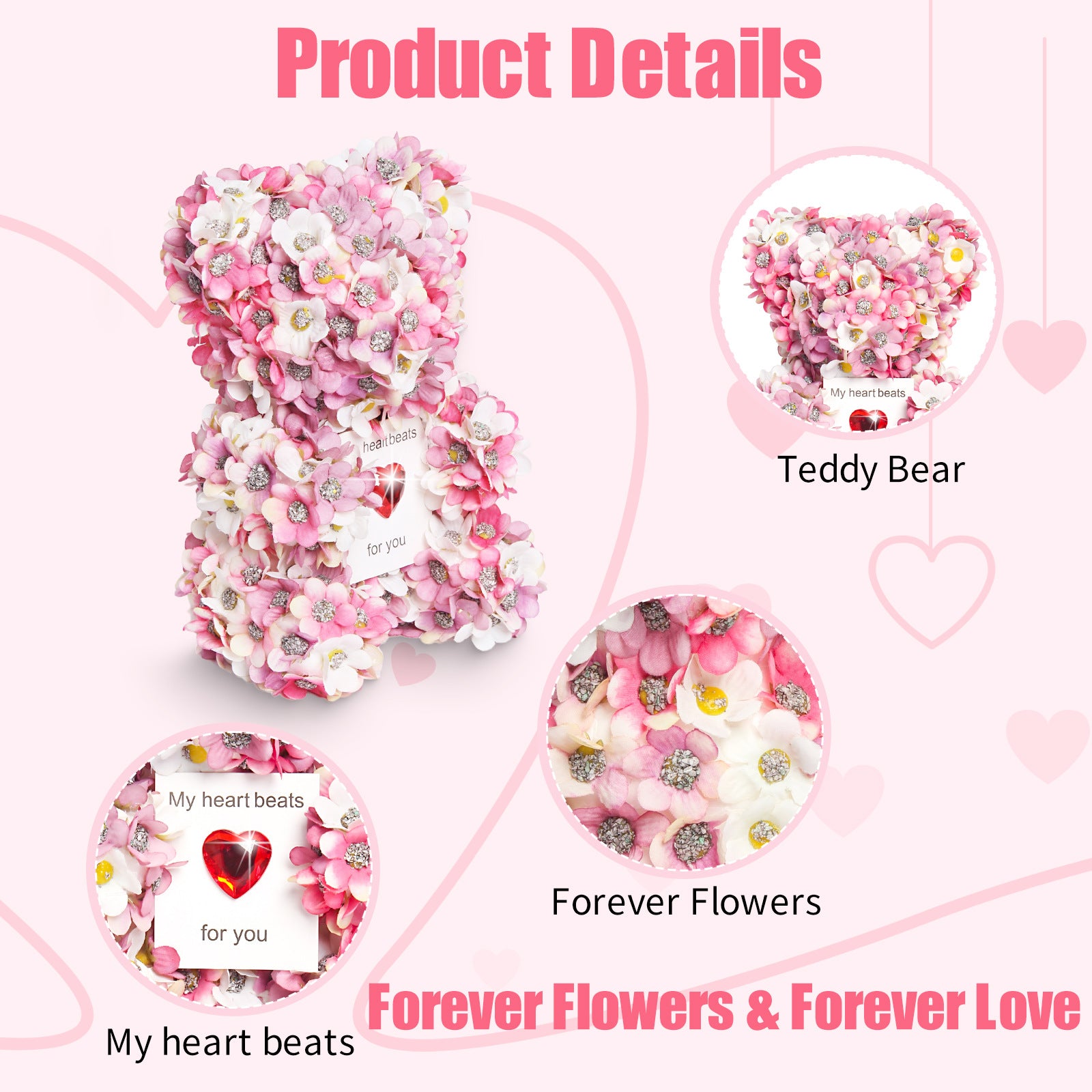 Rose Bear Handmade Gift