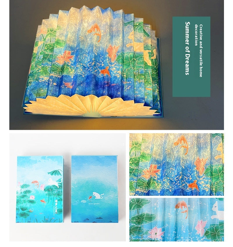 Folding Book Lamp